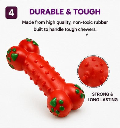 Plastic Dog Bone Chew Toy