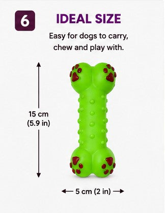 Plastic Dog Bone Chew Toy