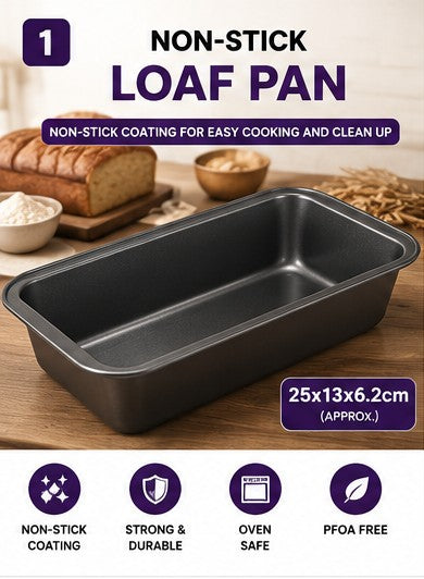 Non-Stick Loaf Trays – Pack of 2