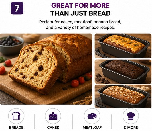 Non-Stick Loaf Trays – Pack of 2
