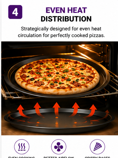 Non-Stick Solid Pizza Pan – Single