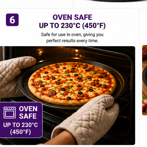 Non-Stick Solid Pizza Pan – Single