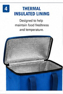 Insulated Cool Bag, 20L, with 800g Ice Pack