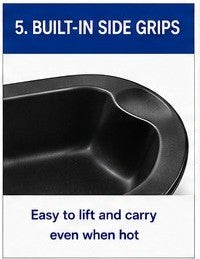 Deep Non-Stick Oblong Roasting Pan, 38 × 30 × 4.5 cm
