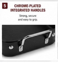 Non-Stick Roasting Pan with Handles, 37 × 28 × 6 cm